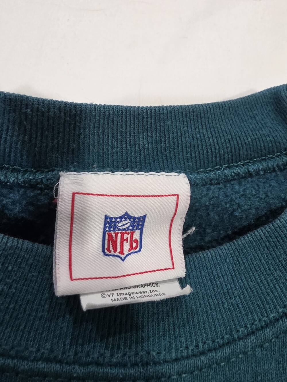 Vintage 90s NFL Philadelphia Eagles Football Throwback Sweatshirt - Size L - Picture 3 of 5